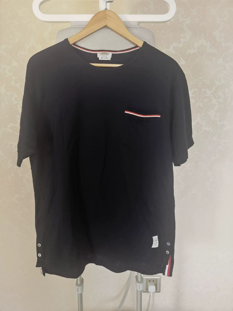 Thom Browne Thom Browne Blue T-shirt Size US XL / EU 56 / 4 - 1 Thumbnail