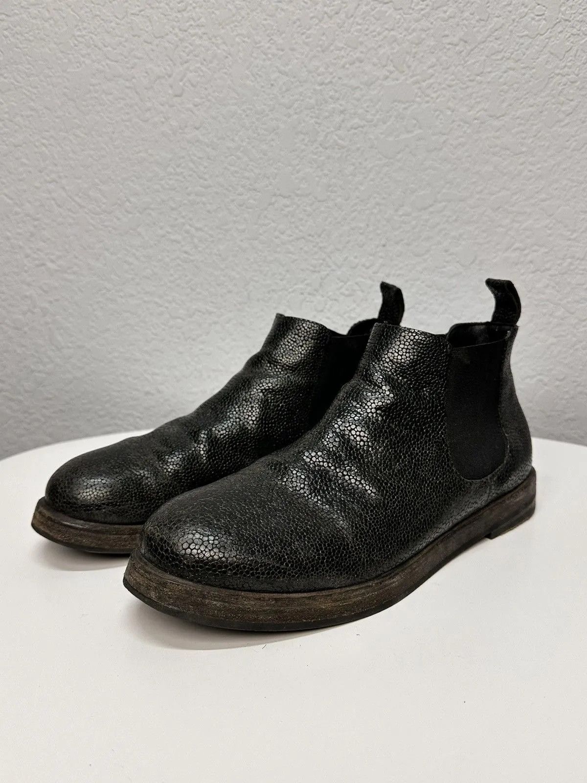 A.S.98 AS 98 STYLE GUIDI VINTAGE LEATHER BOOTS HANDMADE JAPAN GOA Size US 8 / EU 41 - 2 Thumbnail