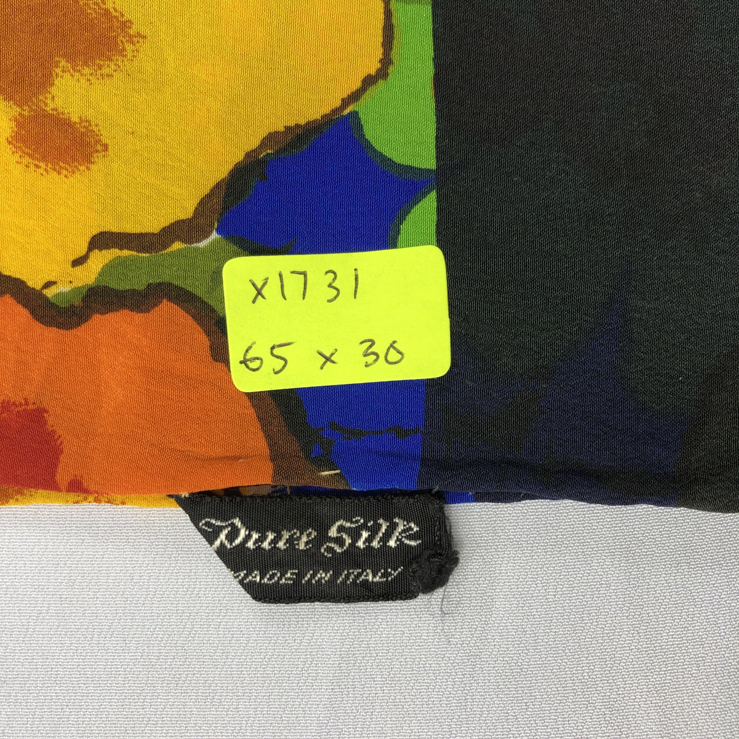Vintage Vintage Silk Scarf Size ONE SIZE - 8 Thumbnail