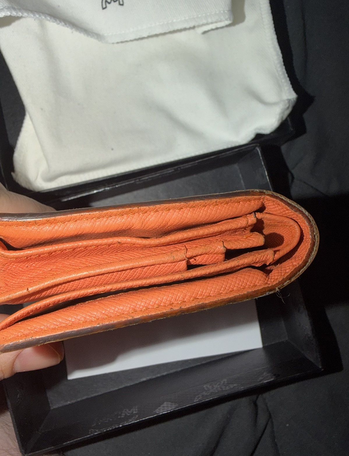 MCM MCM Wallet - Cognac & Orange with ID & Cash Compartment Size ONE SIZE - 10 Thumbnail