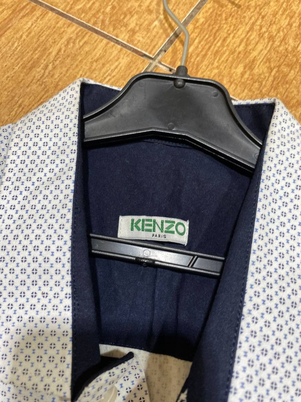 Kenzo Vintage Shirt Kenzo white print Y2K luxury streetwear Size US XL / EU 56 / 4 - 2 Thumbnail