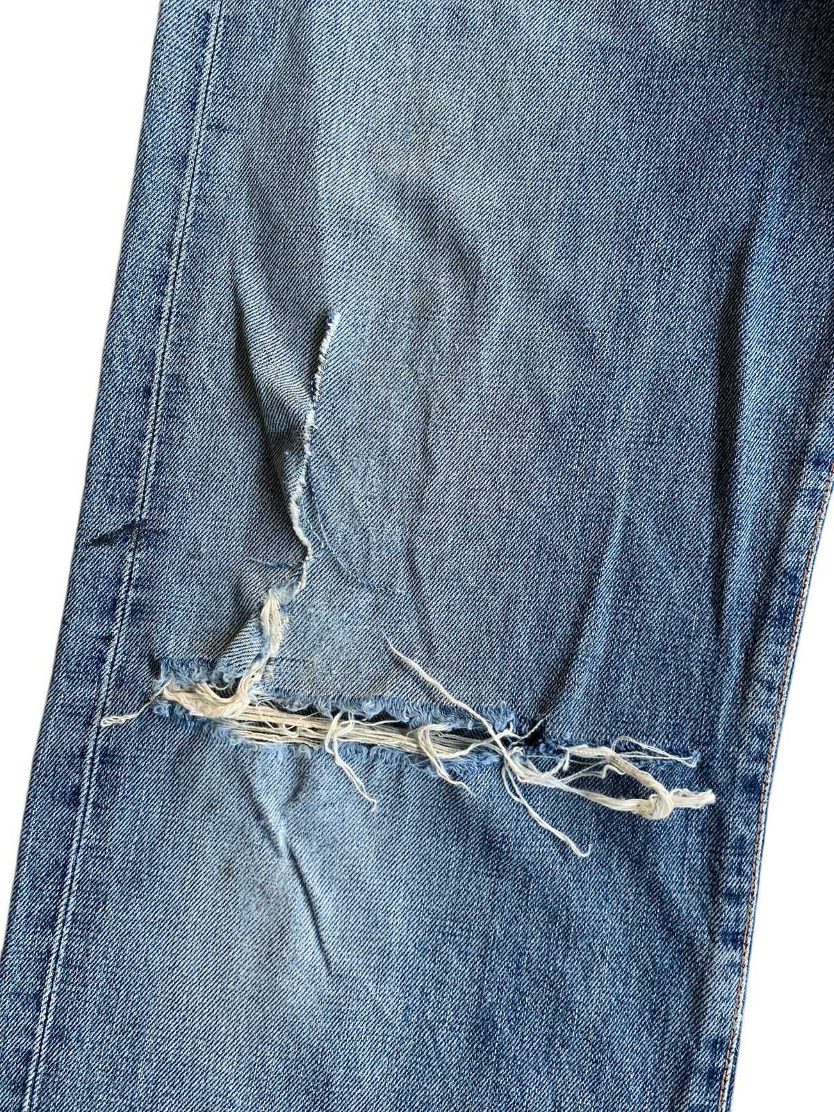 Kapital VINTAGE EDWIN 505 SELVEDGE FADED DISTRESSED DENIM 🎌☠️ Size US 29 - 16 Thumbnail