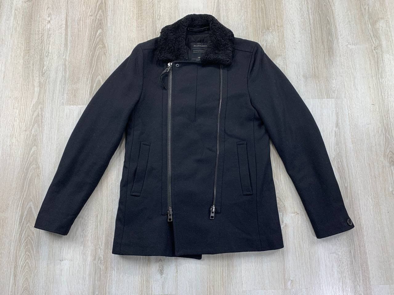 Womens wool jacket All Saints Size Small ( M ) Color Black