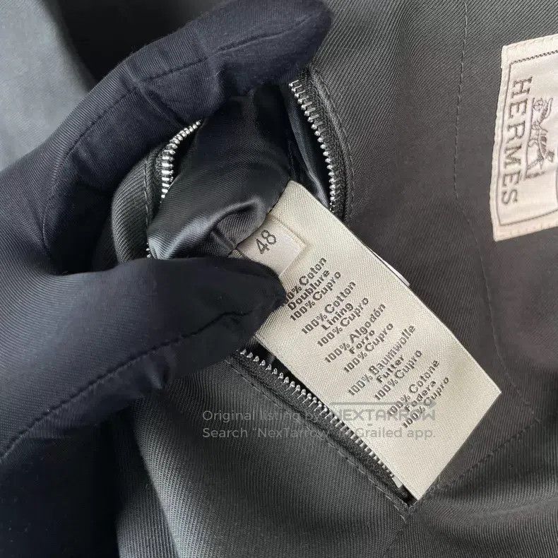 Hermes Hermes Men's Graphite Grey Long Trench Coat Size US M / EU 48-50 / 2 - 9 Thumbnail