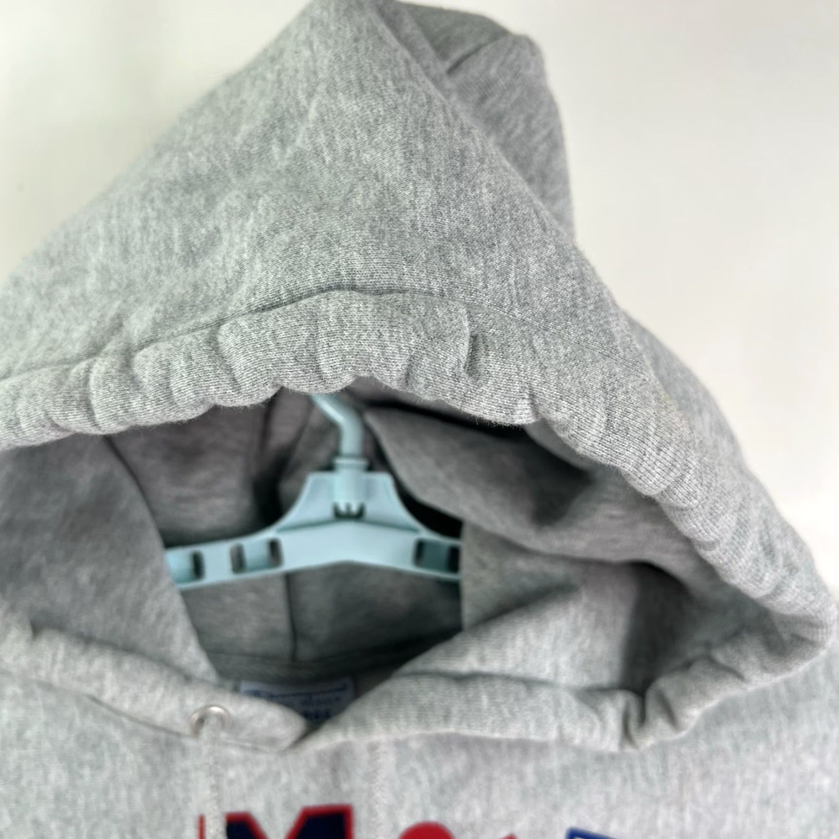 Champion Champion Hoodie Womens XL Gray Short Embroidered Reverse Weave Logo Pullover Long Sleeve Gym Sports Autumn Spring Winter Size XL / US 12-14 / IT 48-50 - 4 Thumbnail