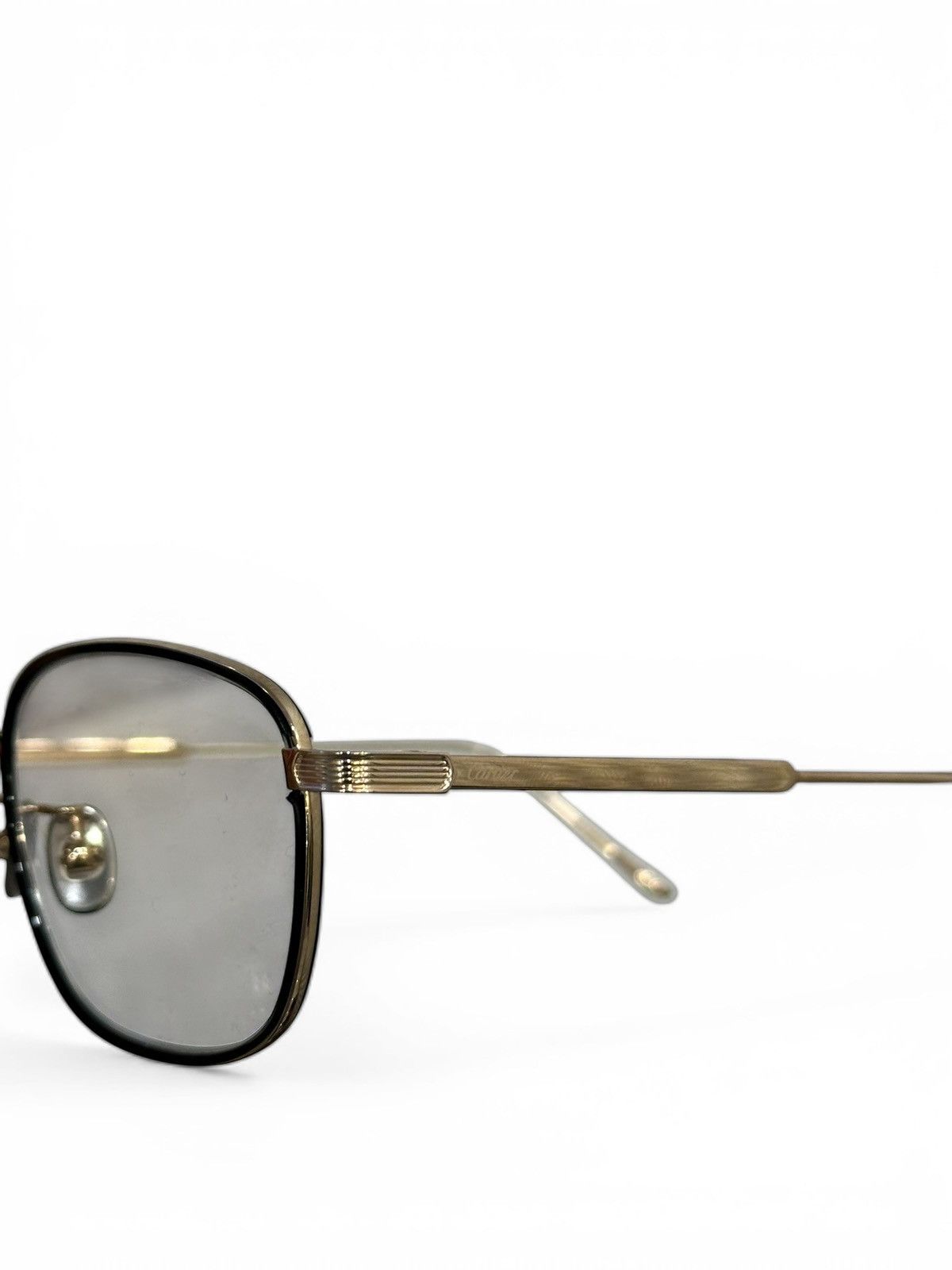 Cartier Cartier C Demo Square Eyeglasses Size ONE SIZE - 3 Thumbnail