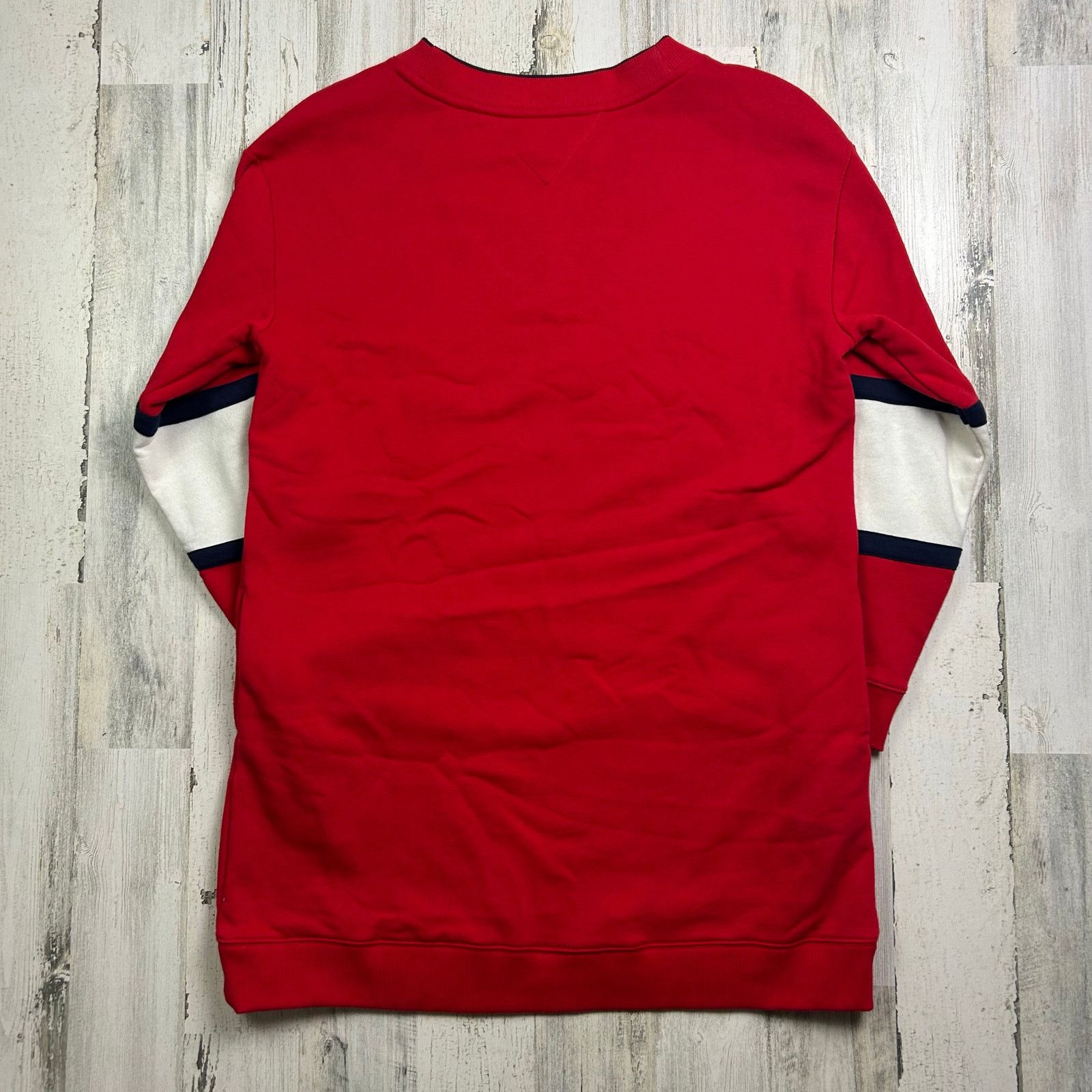 Tommy Hilfiger Tommy Hilfiger Denim Retro Red Sweatshirt Crewneck Dress Size L / US 10 / IT 46 - 6 Thumbnail