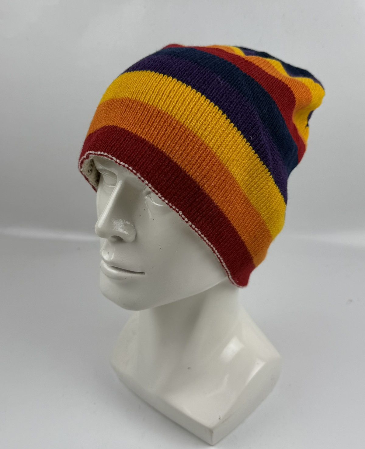 Japanese Brand multicolor beanie hat tc45 Size ONE SIZE - 1 Thumbnail