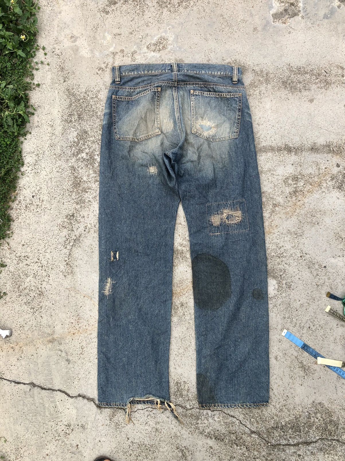 Hypebeast BORO RUSTY DENIM BY US BOARDER DENIM Size US 33 - 8 Thumbnail