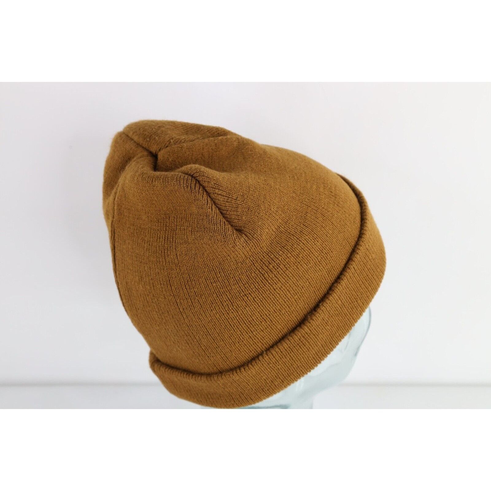 Dickies × Vintage Vintage Dickies Spell Out Box Logo Ribbed Knit Winter Beanie Size ONE SIZE - 5 Thumbnail