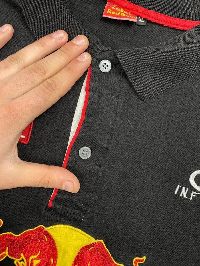 Red Bull Vintage Red Bull Infiniti Polo Shirt Big Logo Racing Team Size US M / EU 48-50 / 2 - 6 Thumbnail