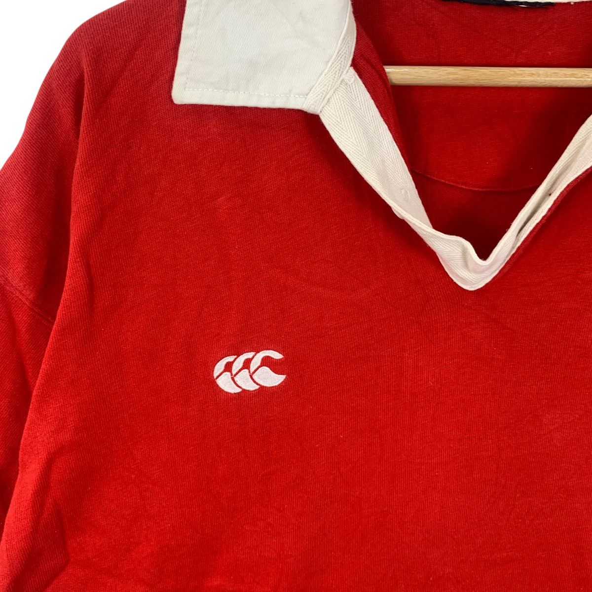 Canterbury of New Zealand Vintage CANTERBURRY CREDIT SUISSE 7 Side Rugby Jersey Polo Size US XXL / EU 58 / 5 - 7 Thumbnail