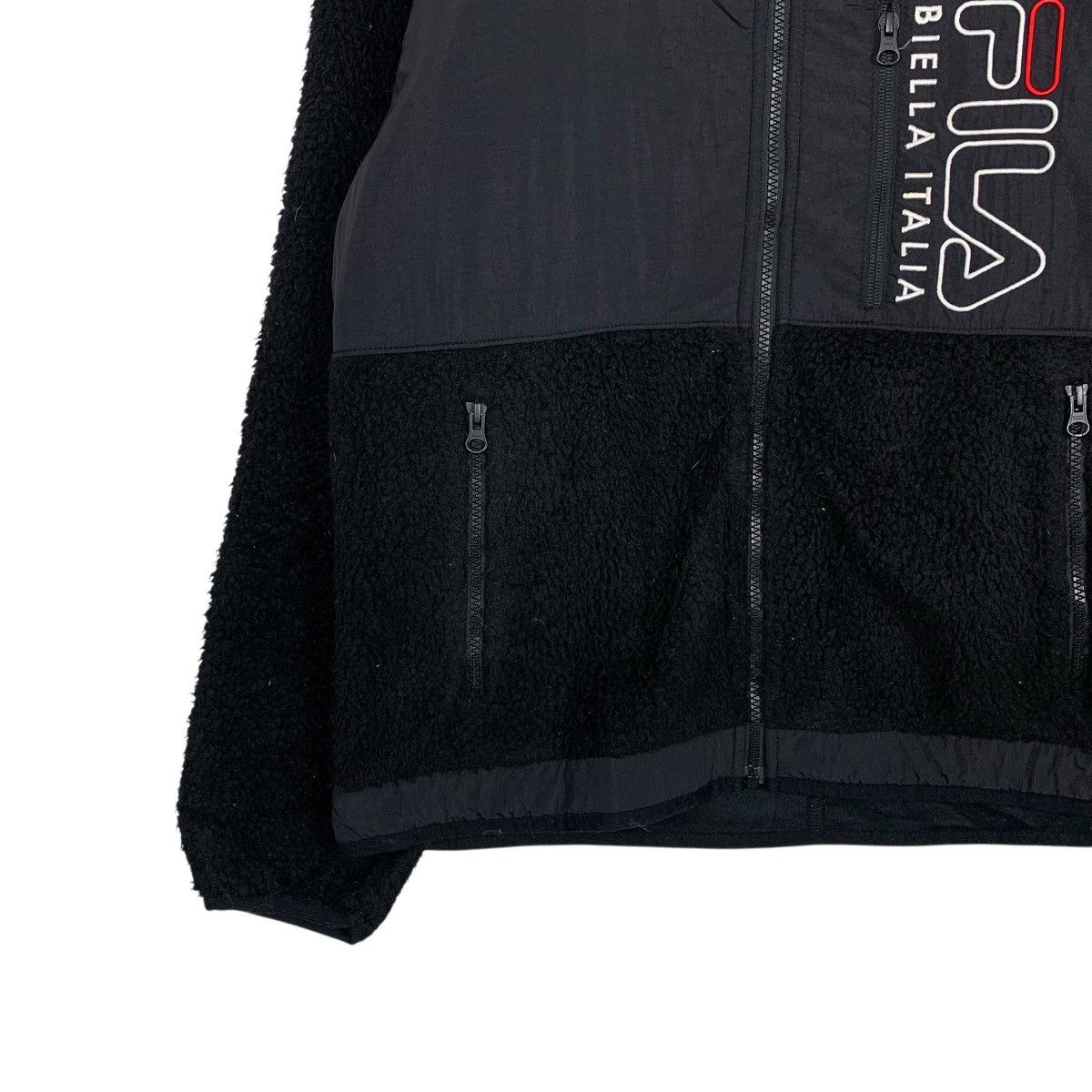 Fila FILA Embroidered Logo Zipper Fleece Jacket #1888-C82 Size US M / EU 48-50 / 2 - 3 Thumbnail