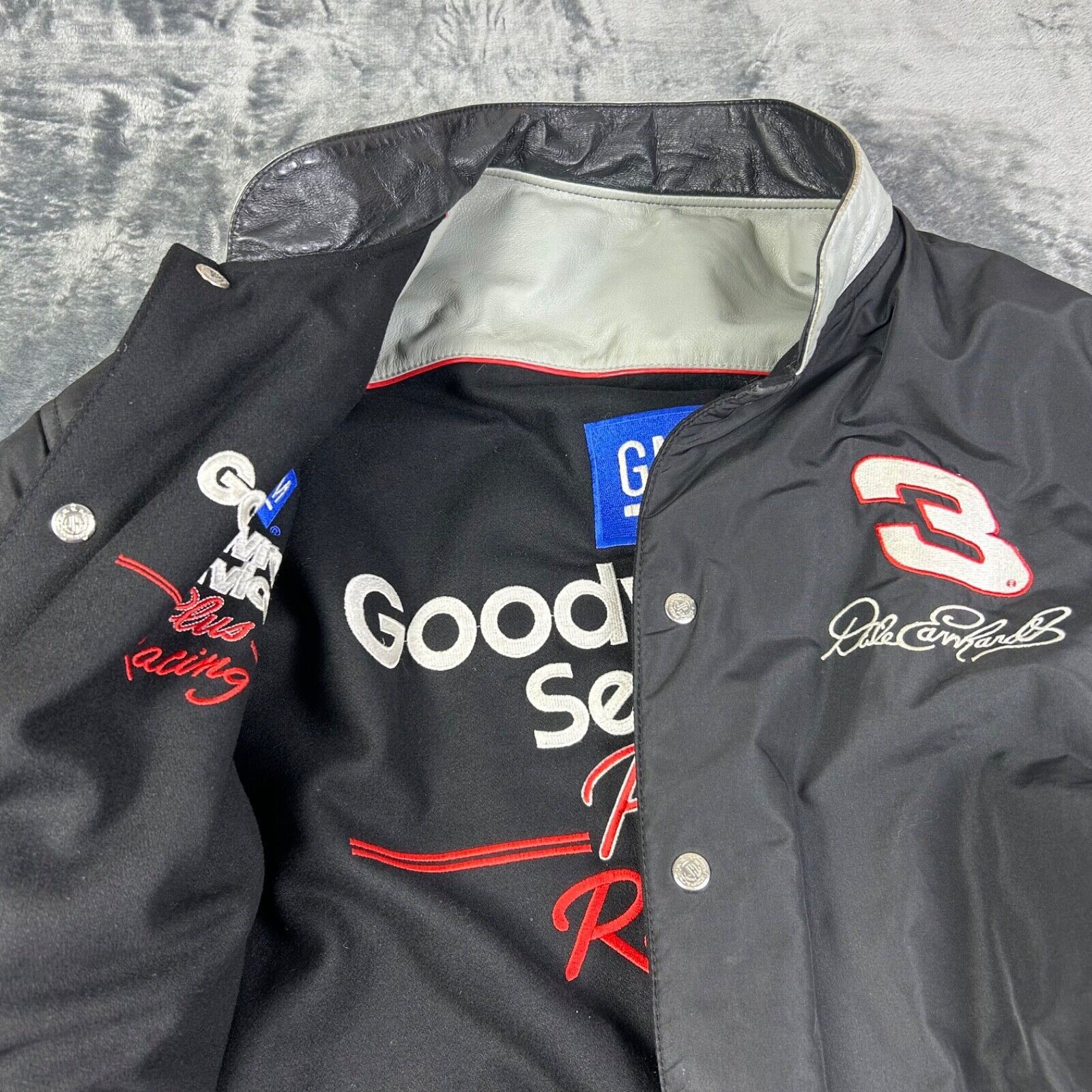 JH Design JH Design Dale Earnhardt NASCAR Jacket XL GM Reversible Size US XL / EU 56 / 4 - 19 Thumbnail