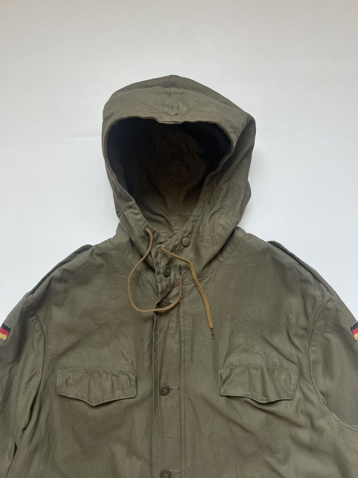 Vintage Vintage 1980 German Army OD Parka Size US XL / EU 56 / 4 - 6 Thumbnail