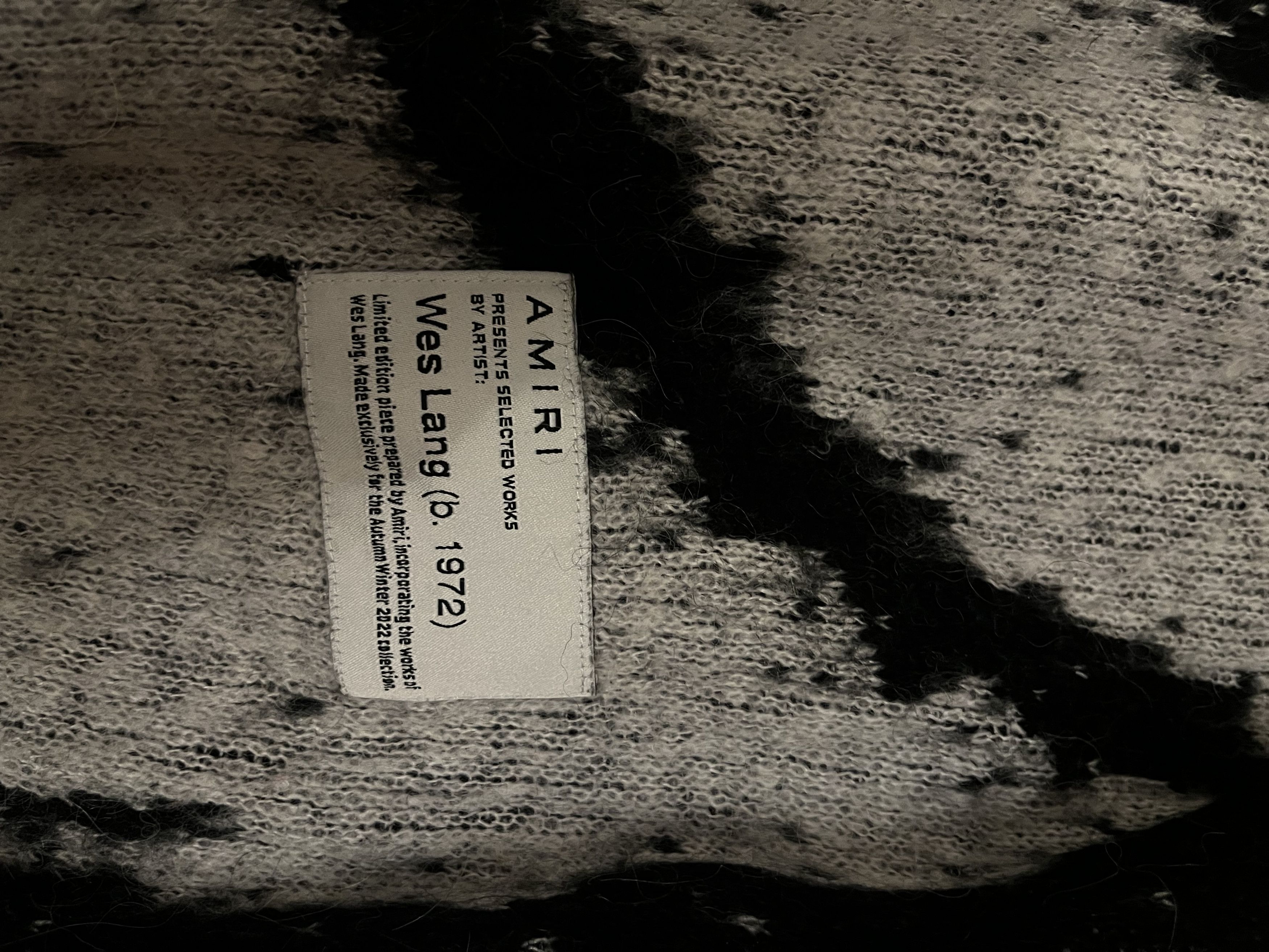 Amiri × Wes Lang Amiri x Wes Lang Reaper Knit Size US M / EU 48-50 / 2 - 5 Thumbnail