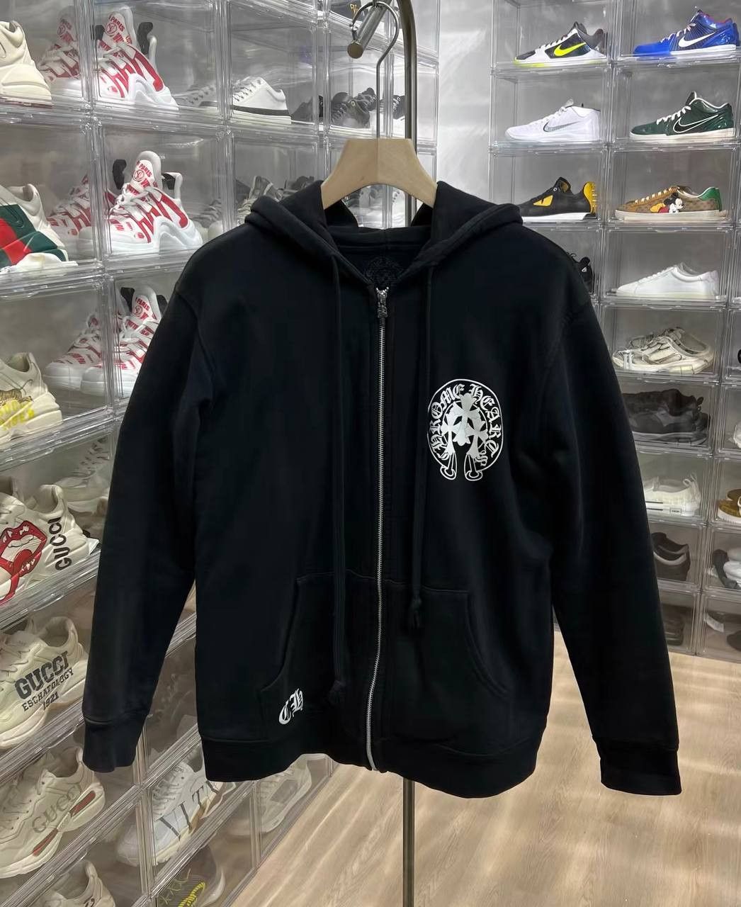Chrome Hearts Chrome Hearts Cross Zip-Up Hooded Size US XL / EU 56 / 4 - 1 Thumbnail