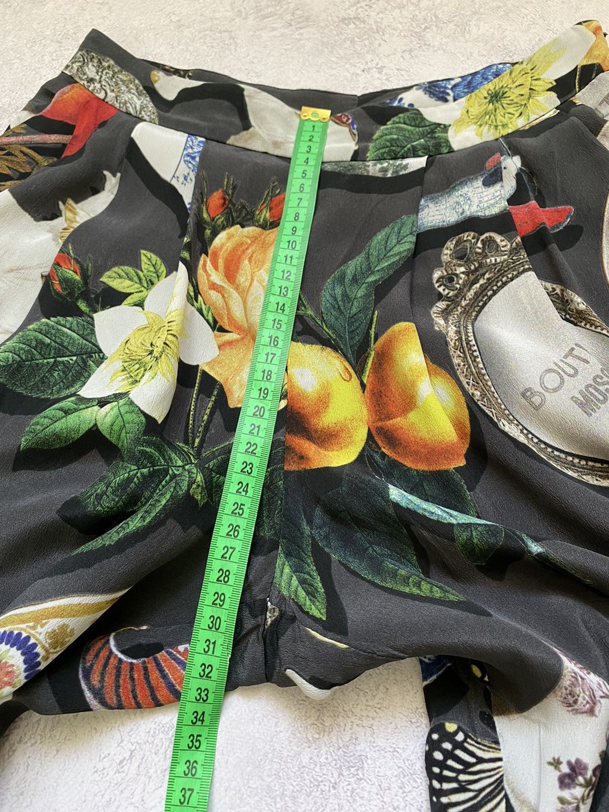 Moschino Womens Moschino Boutique Multicolor Silk Pants Size 40 Size 27" / US 4 / IT 40 - 15 Thumbnail