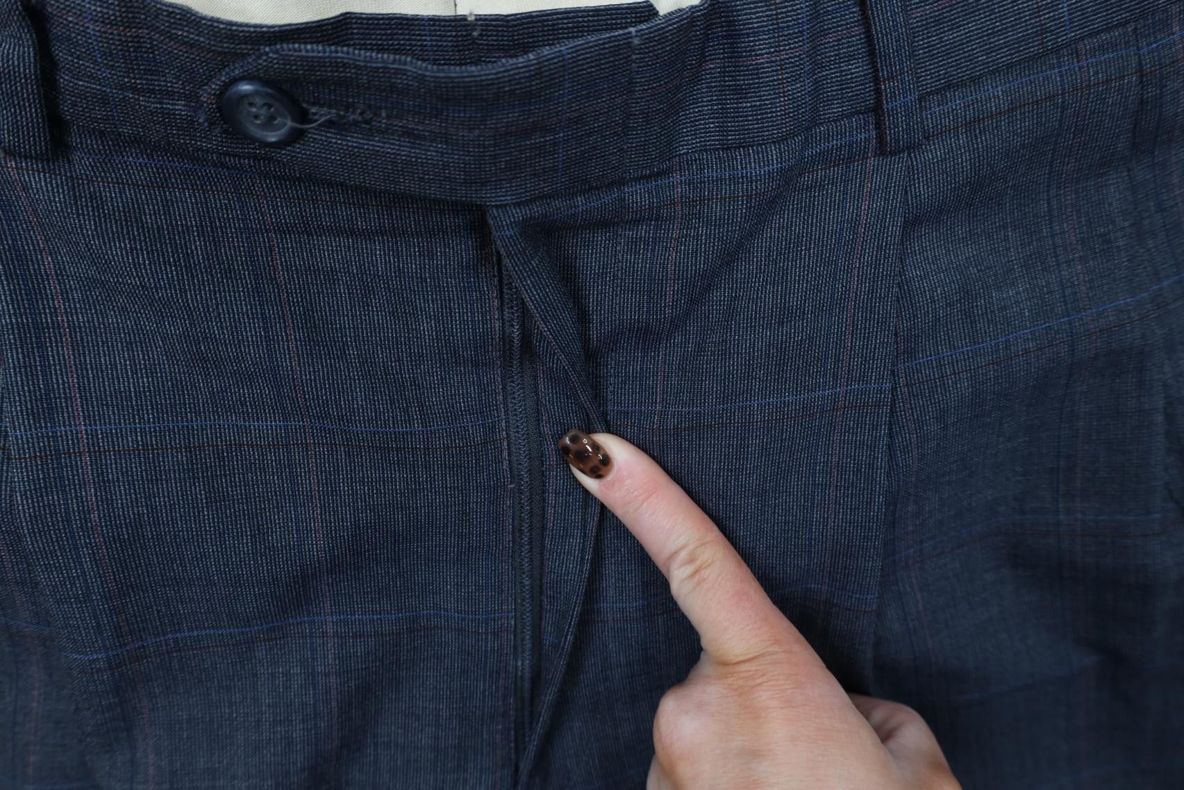 Vintage Vintage 70s Streetwear Flared Wide Leg Chino Pants Plaid USA Size US 34 / EU 50 - 6 Thumbnail