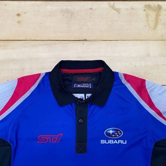 Japanese Brand B173 SUBARU STI JAPAN RALLY TEAM POLO SHIRT Size US M / EU 48-50 / 2 - 2 Thumbnail
