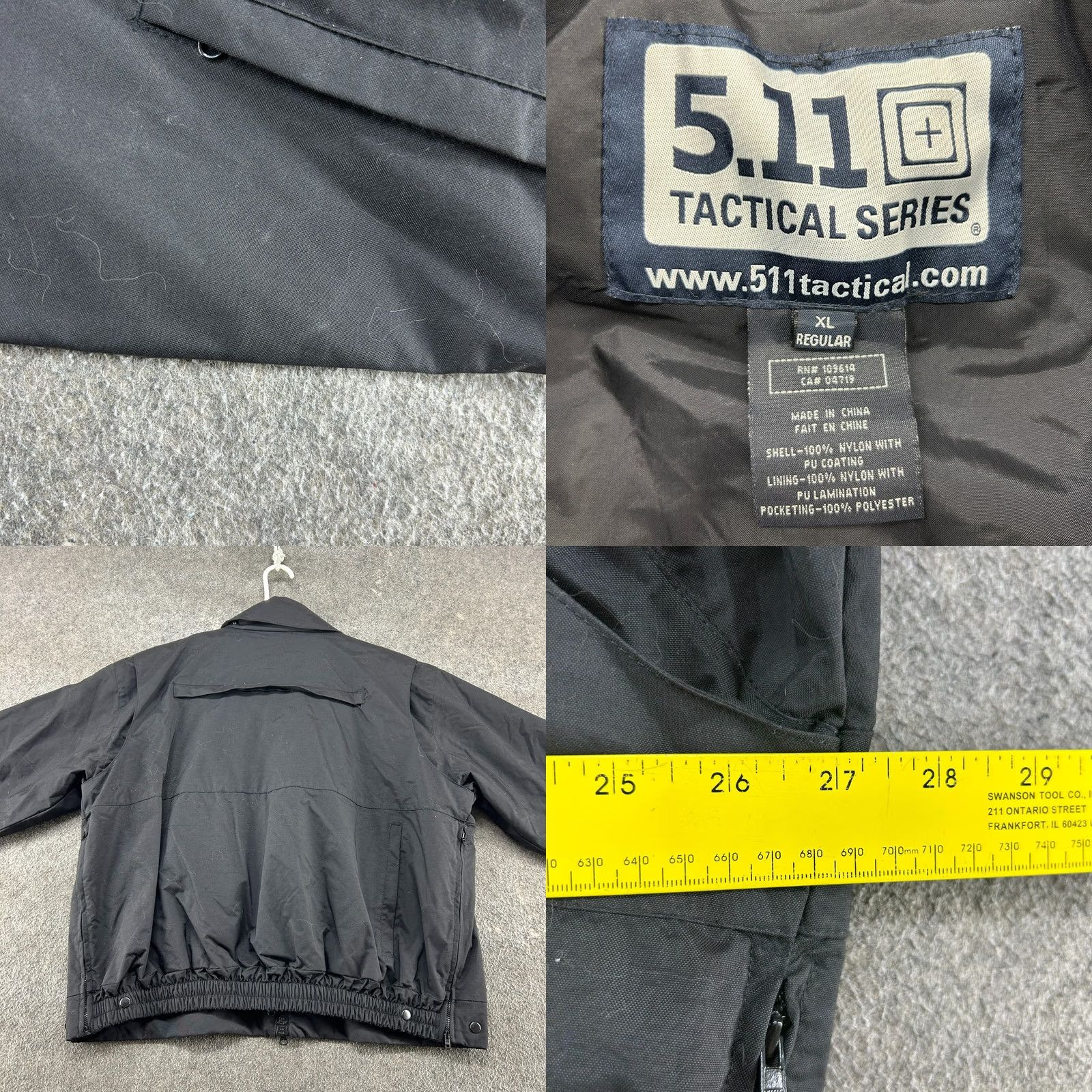 Vintage 5.11 Tactical Jacket Mens XL Black 4 In 1 Patrol Parka Bomber Windbreaker Size US XL / EU 56 / 4 - 8 Thumbnail