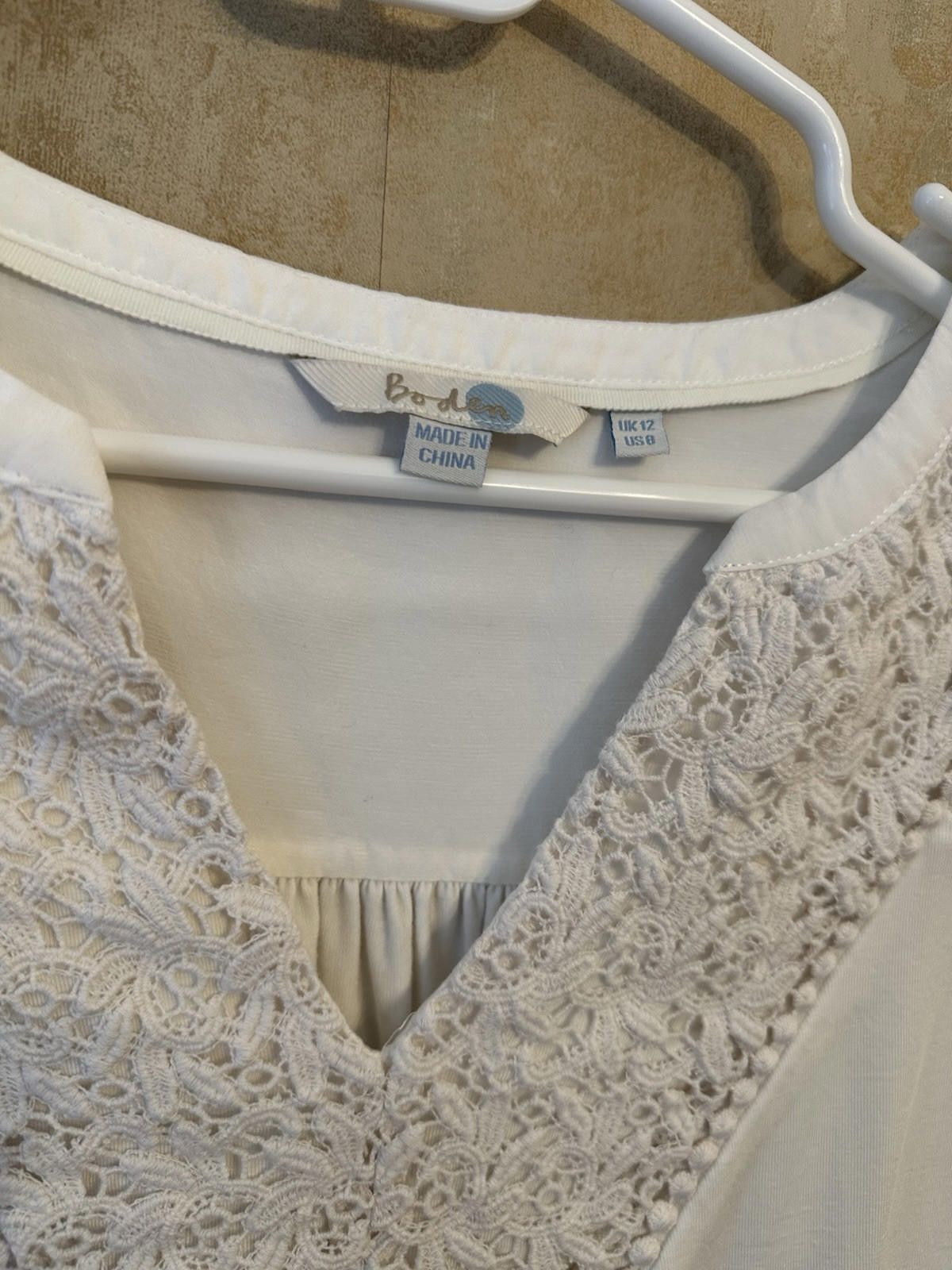 Boden Boden Ivory Blouse Top Lined Long sleeve Sz 8 Size M / US 6-8 / IT 42-44 - 2 Thumbnail