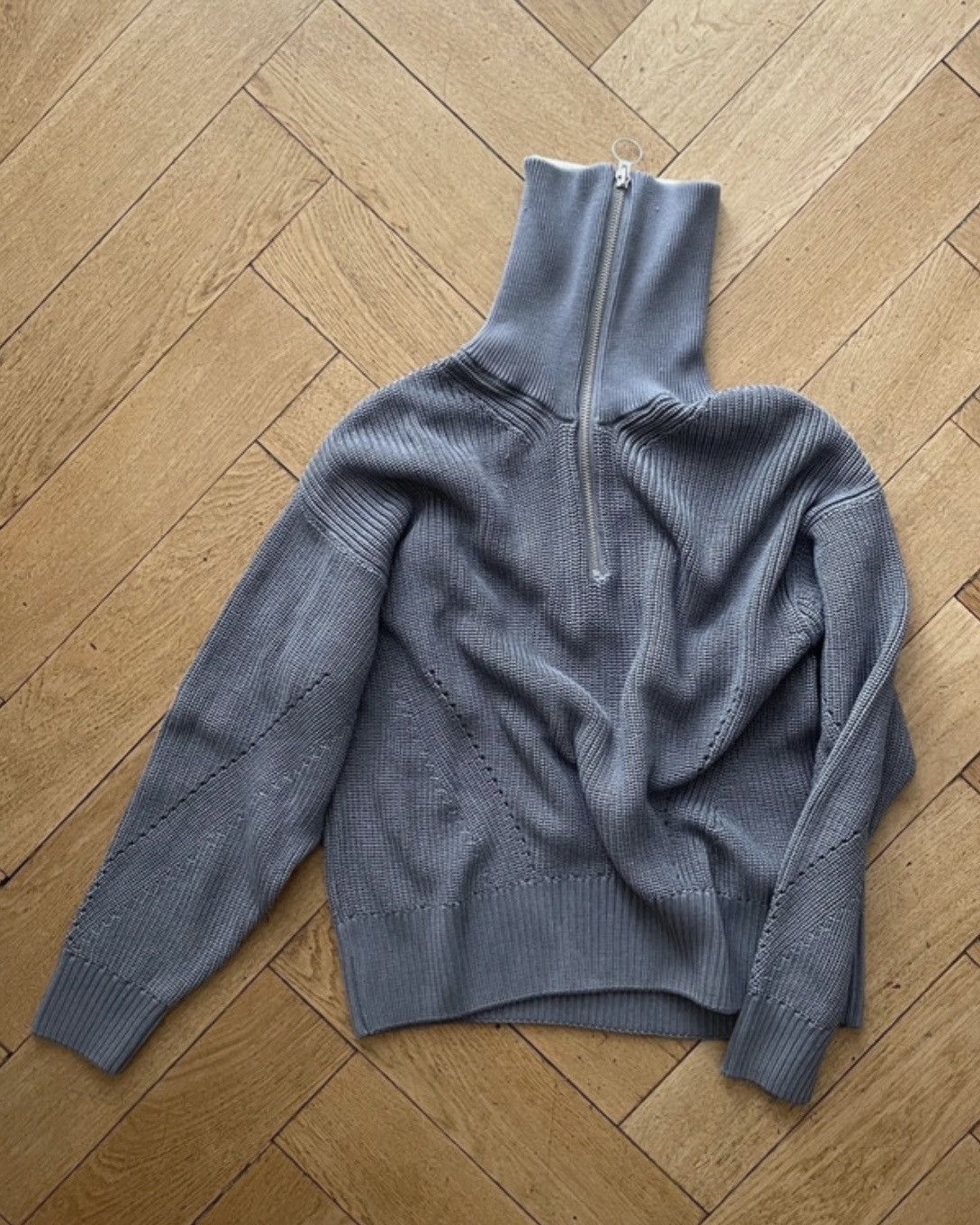AMI Ami Paris Halfzip Pullover with Zipper collar Size US L / EU 52-54 / 3 - 1 Thumbnail