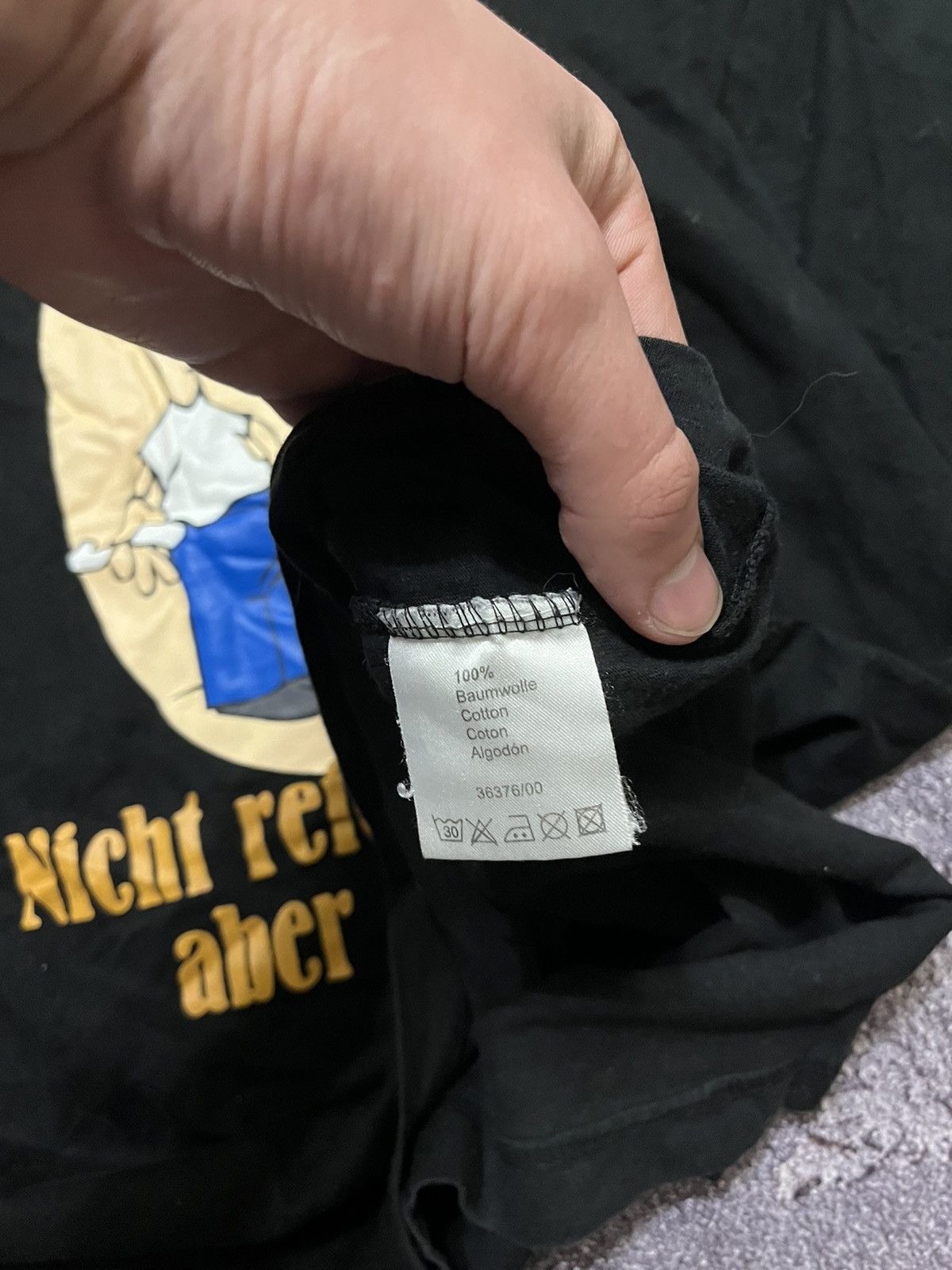 Vintage vintage deutschland humour not rich but with potent tee Size US M / EU 48-50 / 2 - 5 Thumbnail