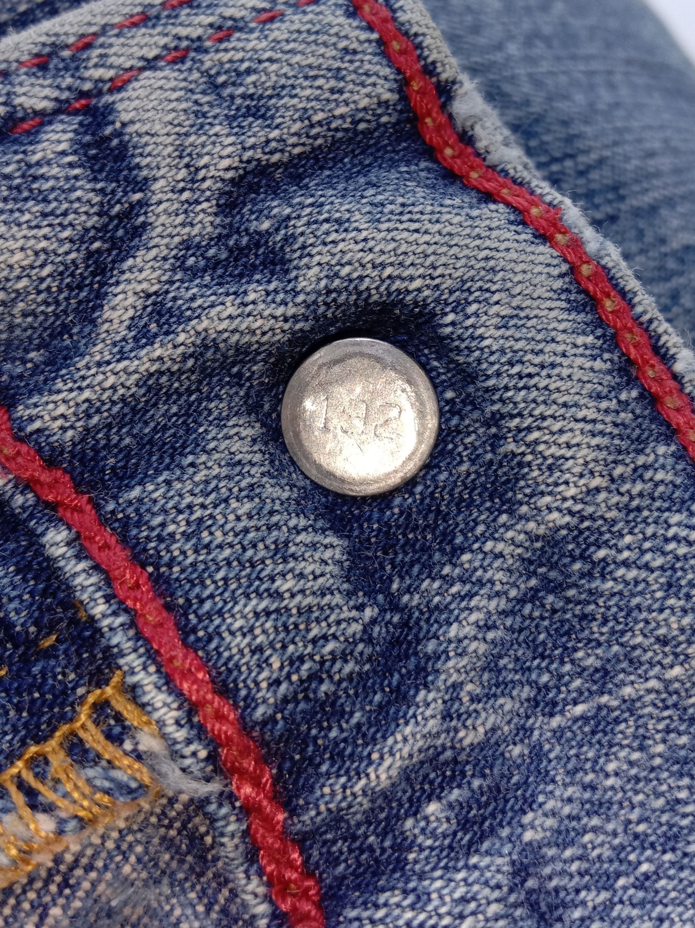 Levi's Vintage Levi's 550 Flare Jeans Blue Wash Denim Size 29" - 11 Thumbnail