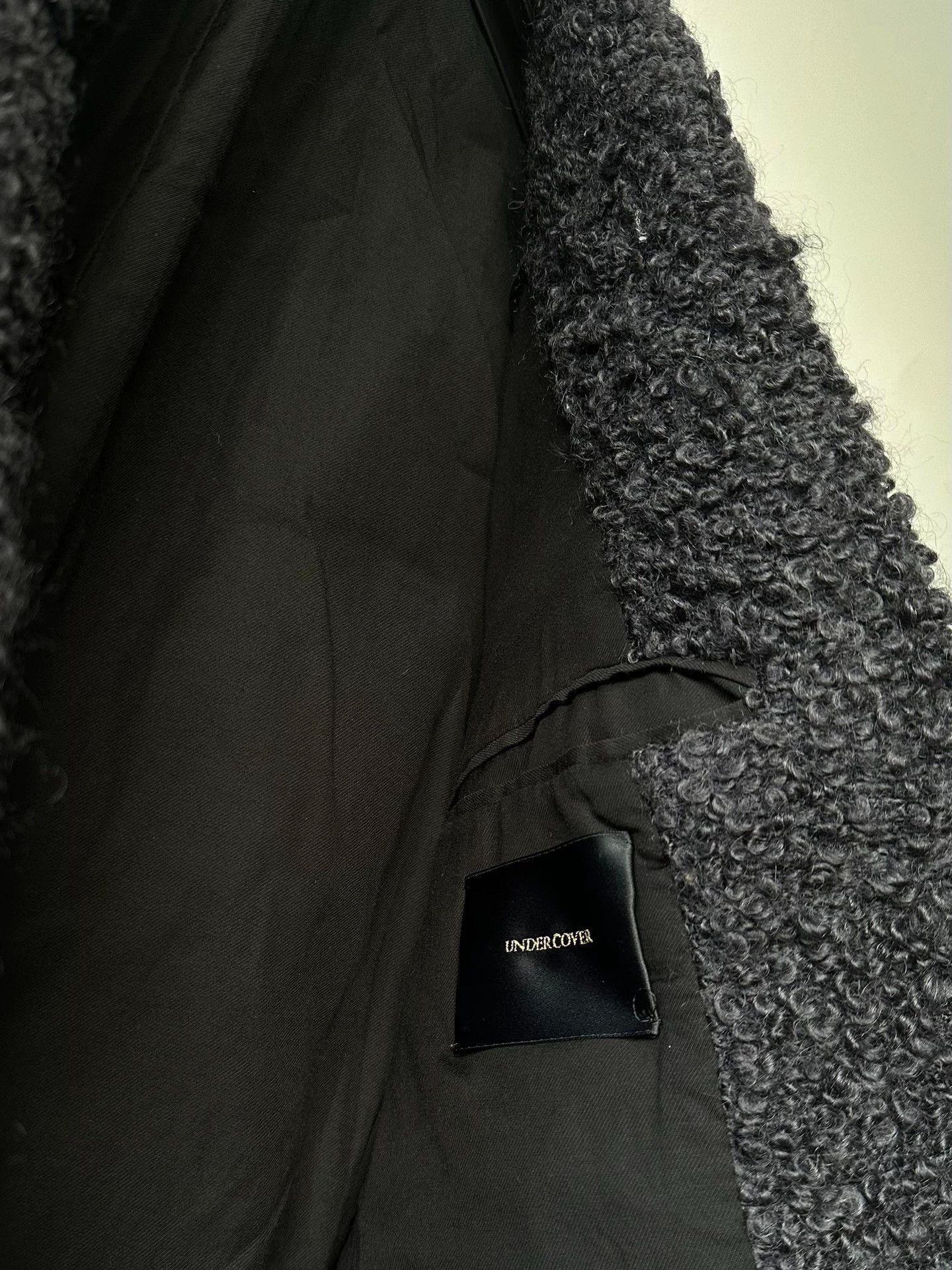 Undercover Undercover Oversized Mid-Length Jacket Blue-Black Size 2 Thumb Holes Tri-Color Buttons Size US M / EU 48-50 / 2 - 5 Thumbnail