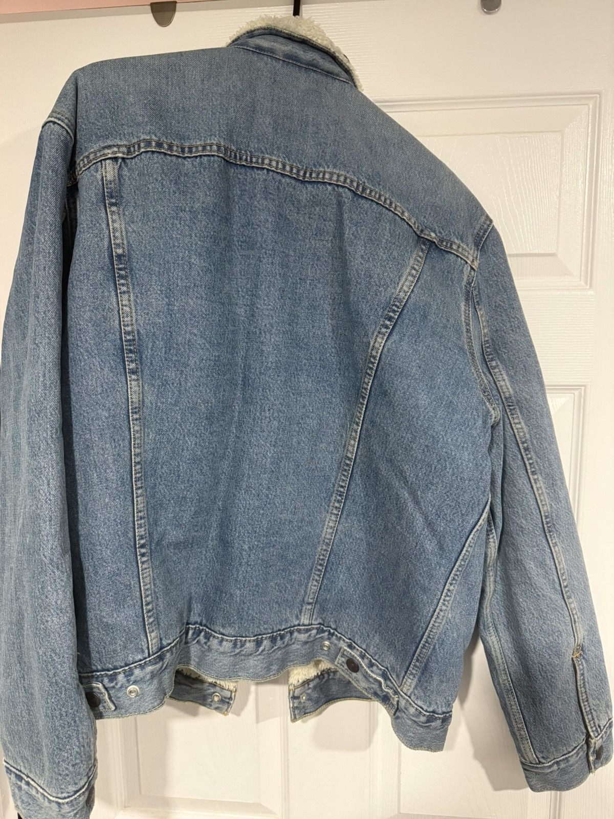Levi's Vintage Clothing Vintage Levi’s denim jacket wool lined Size US L / EU 52-54 / 3 - 3 Thumbnail