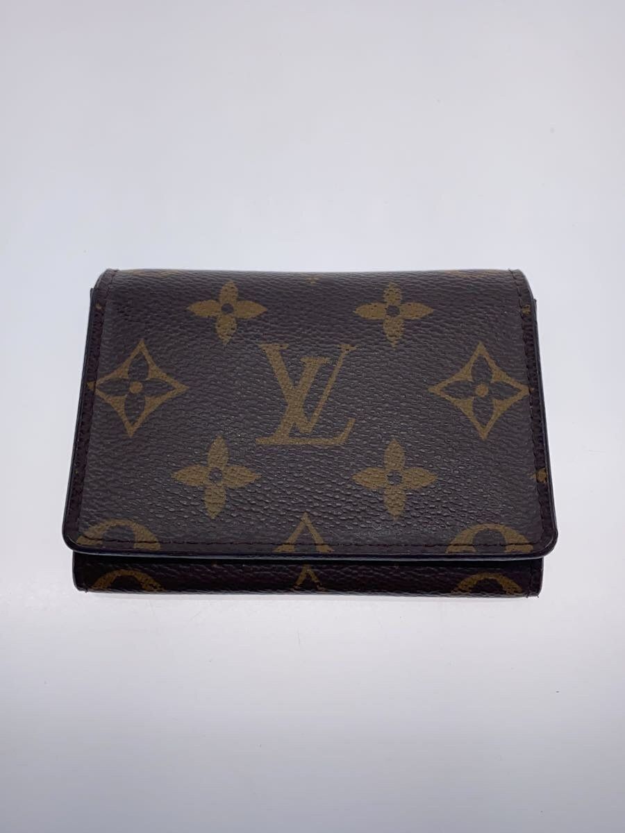 Louis Vuitton Louis Vuitton Monogram Canvas Envelope Carte de Visite Brown Size ONE SIZE - 1 Thumbnail