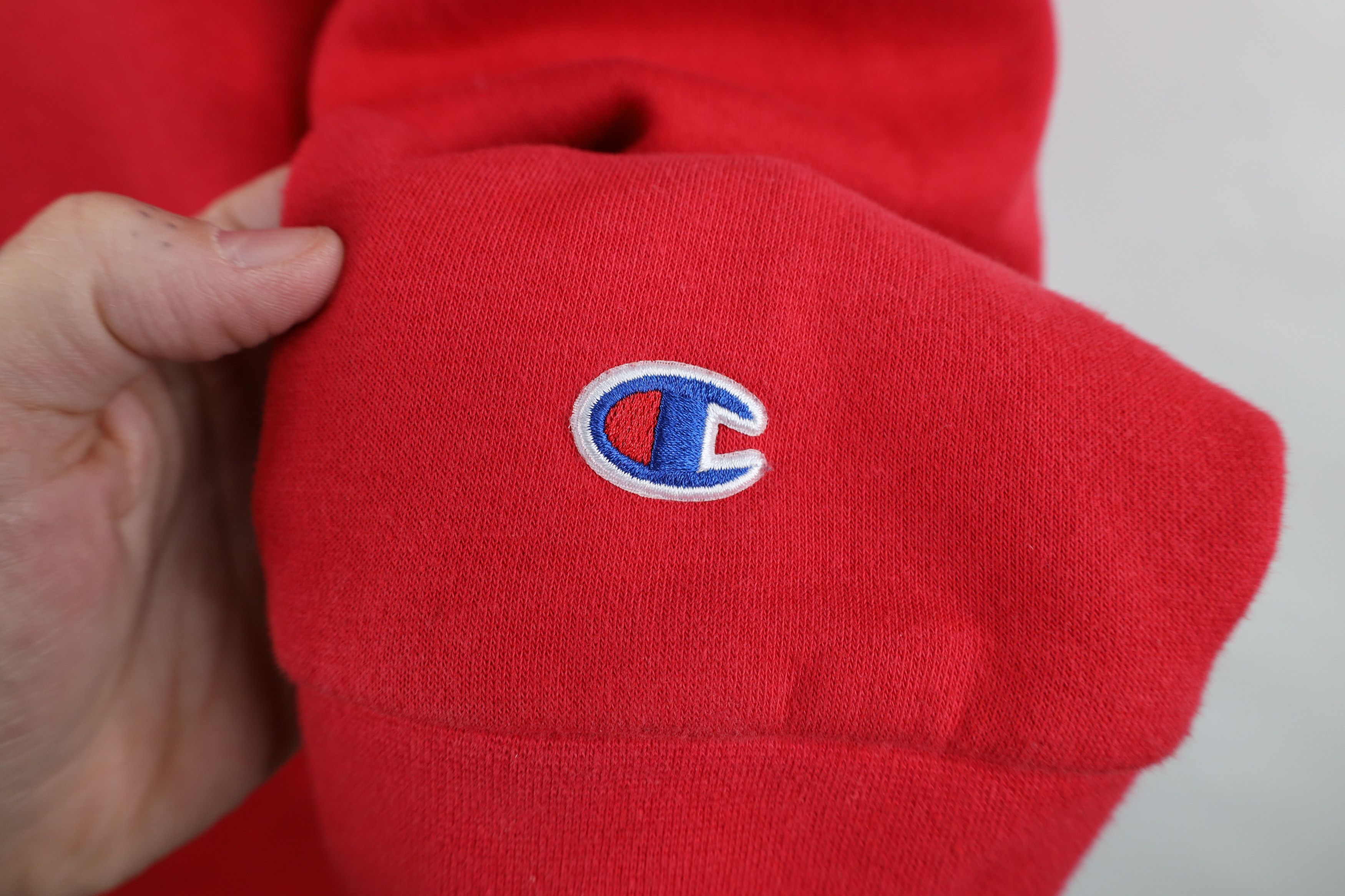 Champion Vintage Champion Ohio State University Hoodie Sweatshirt Red Size US XL / EU 56 / 4 - 5 Thumbnail