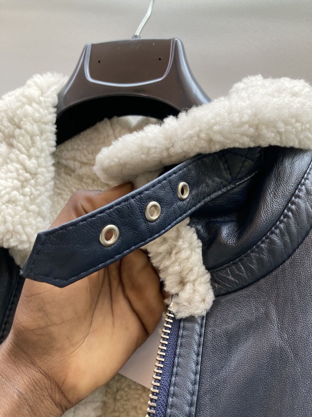 Schott Beautiful Schott Fila aviator jacket - Warm & stylish Size 42L - 11 Thumbnail