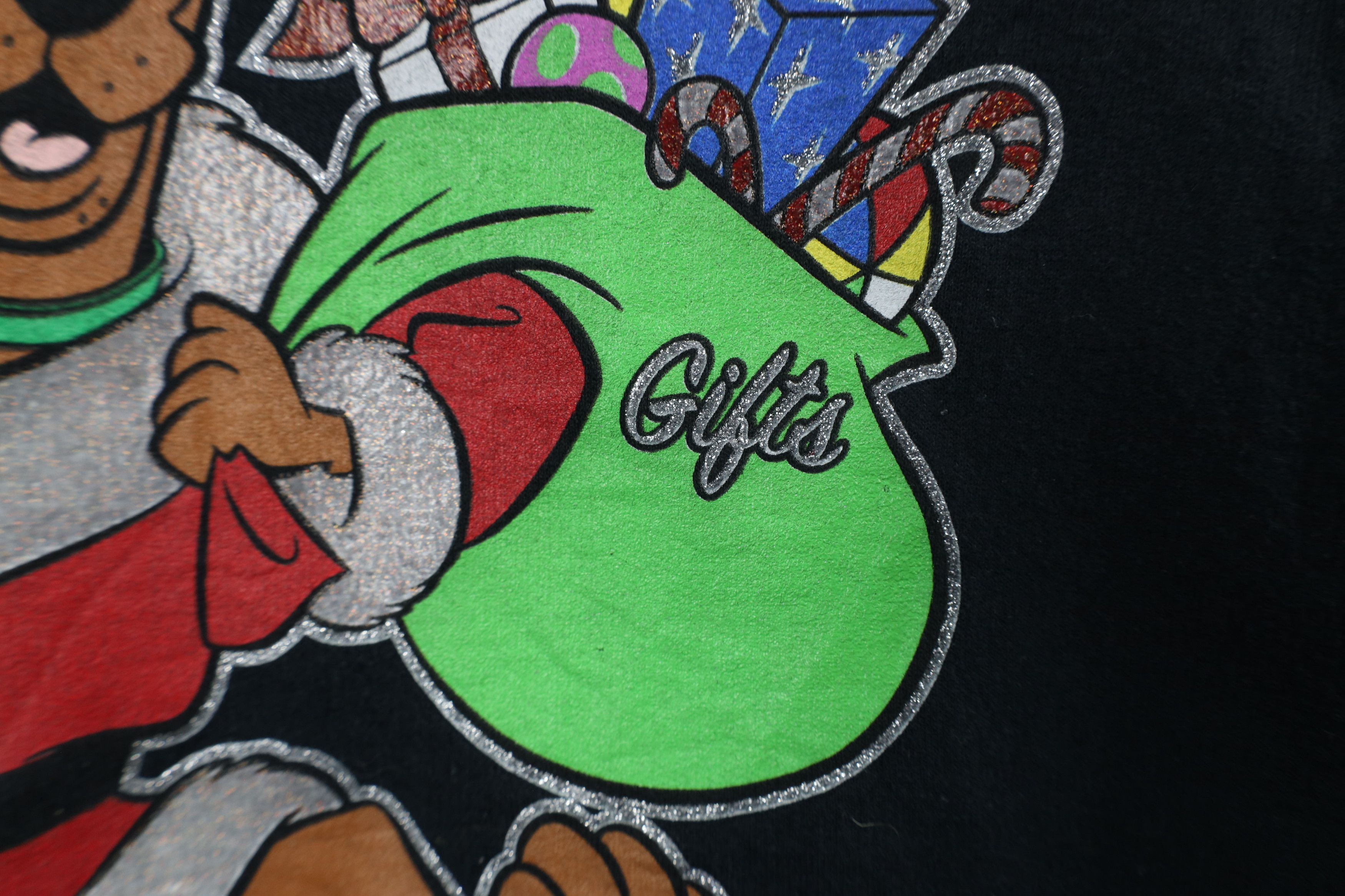 Vintage Vintage 90s Scooby Doo Christmas Santa Claus Sweatshirt Size US M / EU 48-50 / 2 - 5 Thumbnail