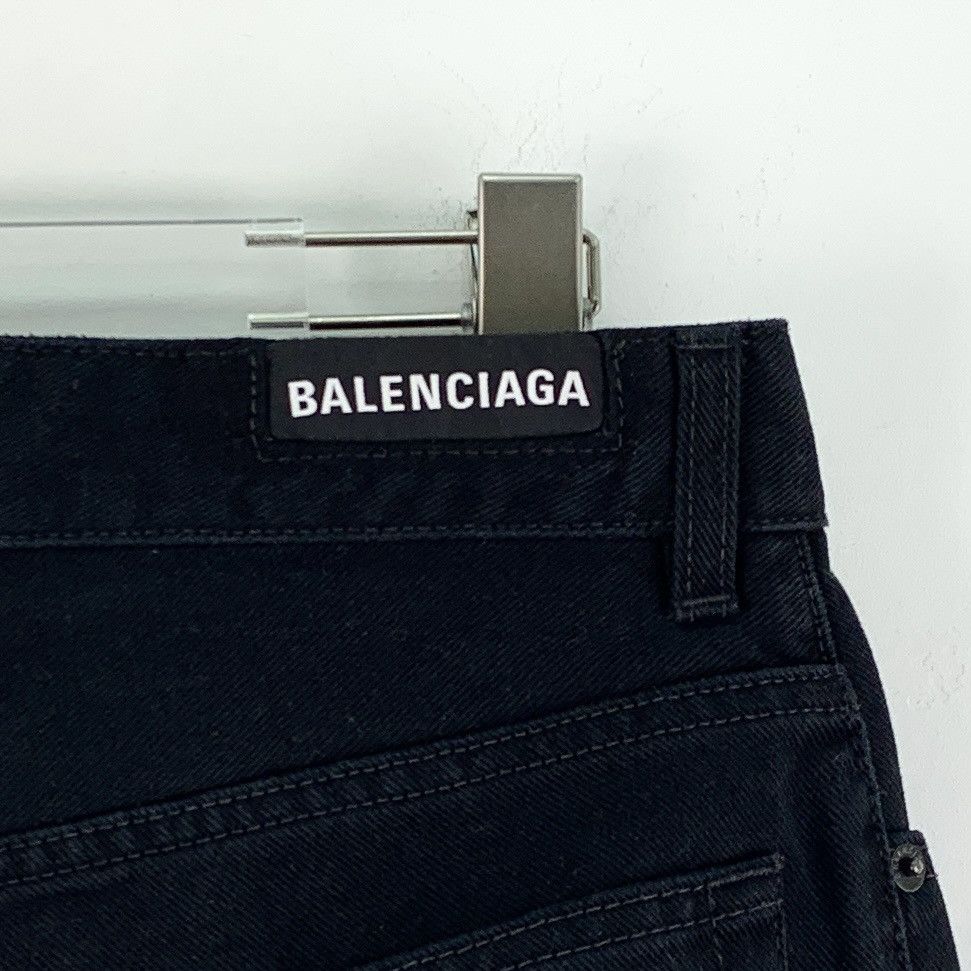 Balenciaga Balenciaga 23 Style Black Cotton Denim Pants K26WX Size 30" / US 8 / IT 44 - 5 Thumbnail