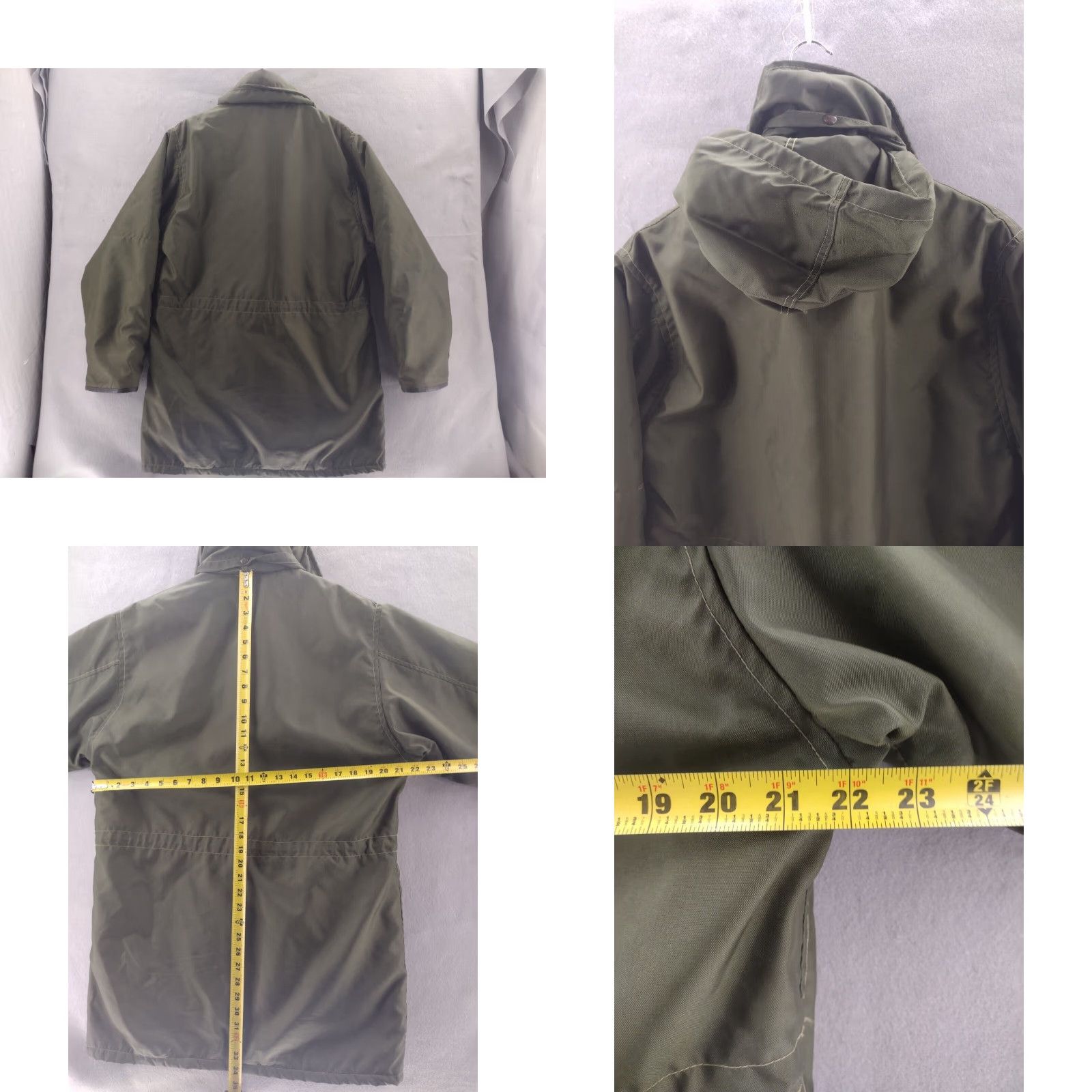 Vintage VINTAGE Hood Duxbak Jacket Coat Parka 70s Outdoor Green XL Mens Hooded Vintage 1970s Hunting Coat Mens Green XL Hooded Size US XL / EU 56 / 4 - 8 Thumbnail