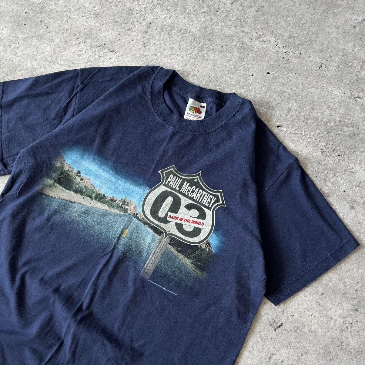 Band Tees × Vintage Vintage Paul McCartney back in the world merch band tee 2003 Size US M / EU 48-50 / 2 - 4 Thumbnail