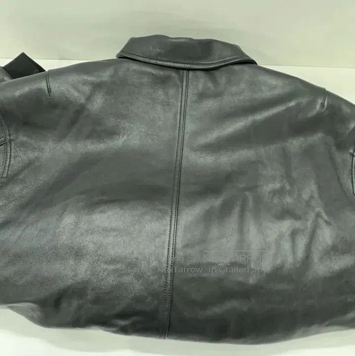 Balenciaga Balenciaga Black Logo Oversized Leather Jacket. Size US XS / EU 42 / 0 - 8 Thumbnail