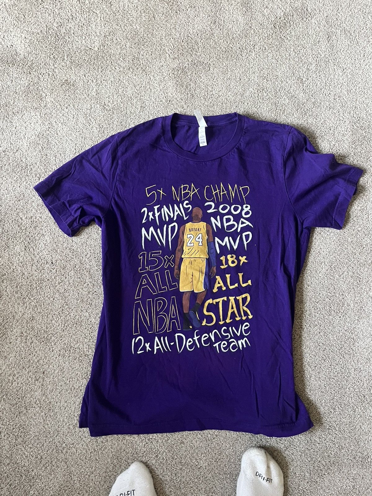 Canvas Purple Kobe Graphic Tee Size US L / EU 52-54 / 3 - 1 Thumbnail