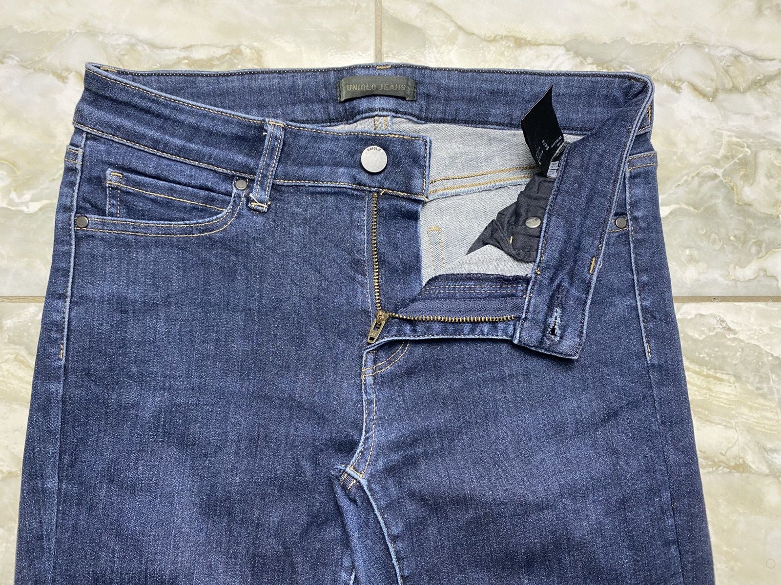 Japanese Brand Skinny Uniqlo Jeans Size 28" / US 6 / IT 42 - 7 Thumbnail