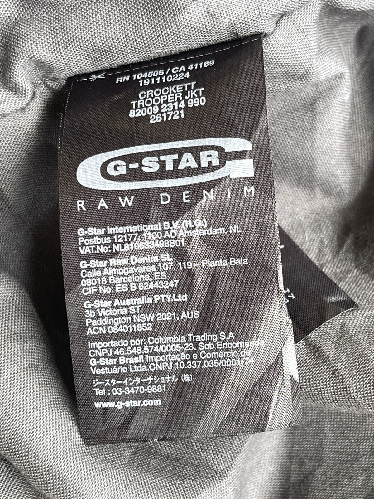 G-Star 2010 G-Star Ewing Trooper Jacket Size S / US 4 / IT 40 - 11 Thumbnail