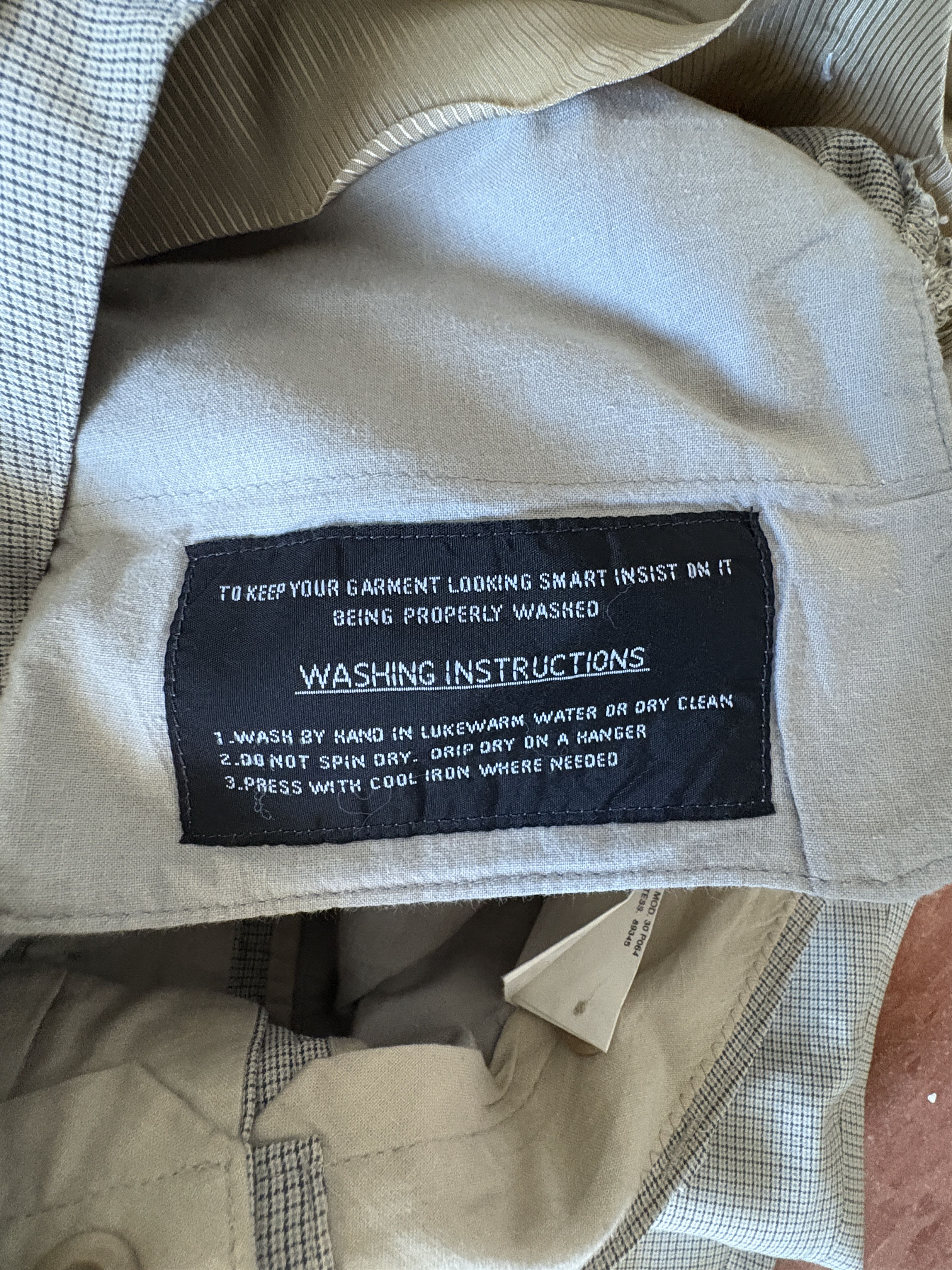 Maison Margiela Martin Margiela SS01 (Line 10) Checkered Belt Pants Size US 30 / EU 46 - 10 Thumbnail