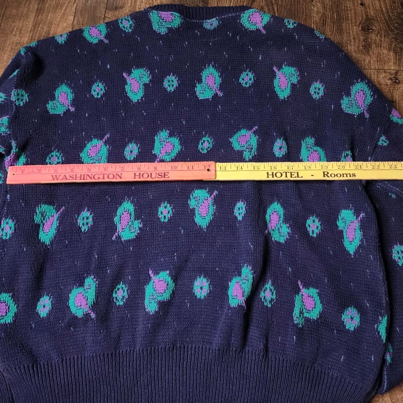 Vintage VINTAGE Salty Dog 80s Mens Crewneck Knit Golf Sweater Blue M Size US M / EU 48-50 / 2 - 2 Thumbnail
