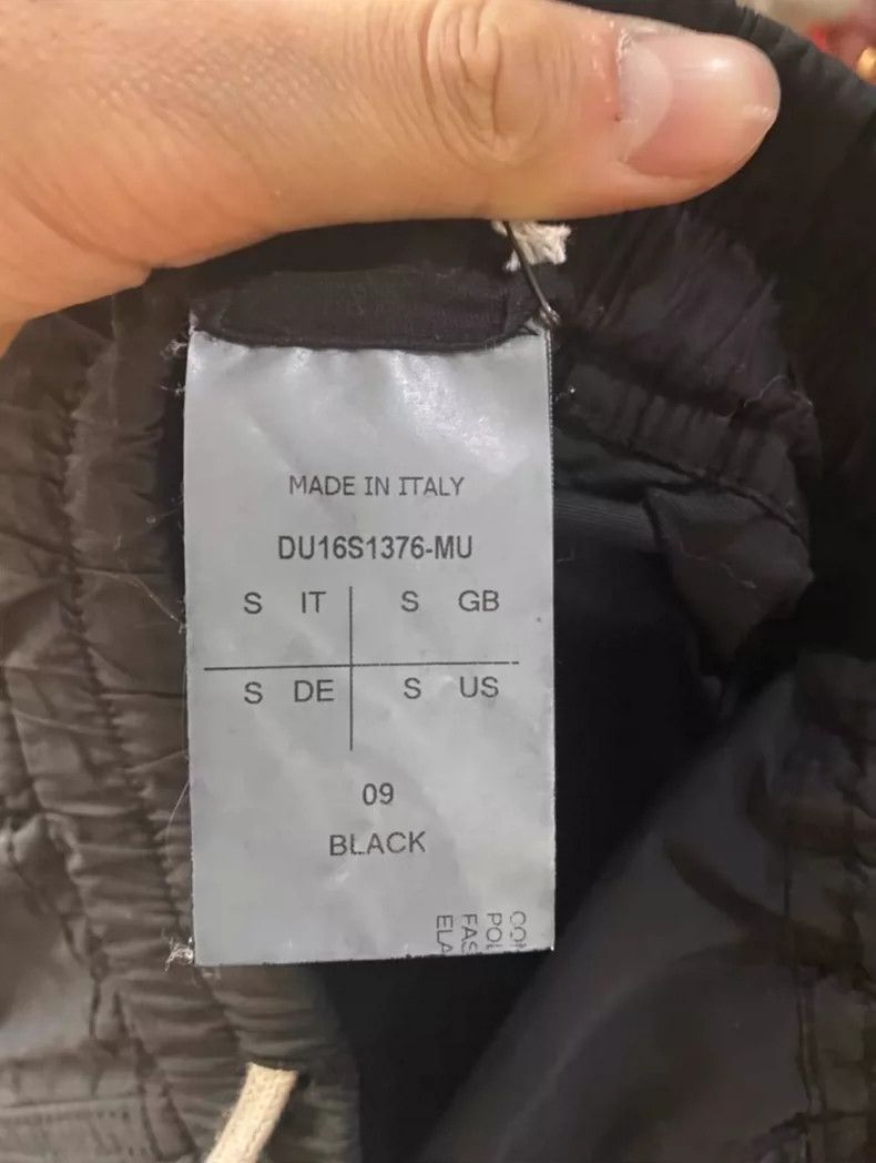 Rick Owens Rick Owens size s Black double-loop nylon pants Size US 28 / EU 44 - 4 Thumbnail
