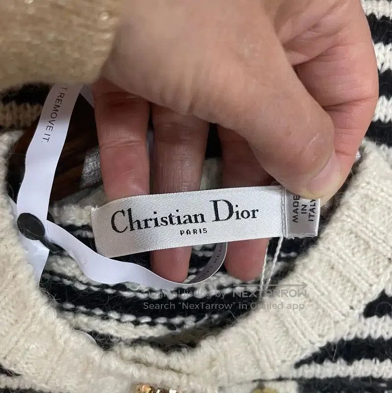 Dior Dior Cotton Black Cardigan for Women . Size S / US 4 / IT 40 - 3 Thumbnail
