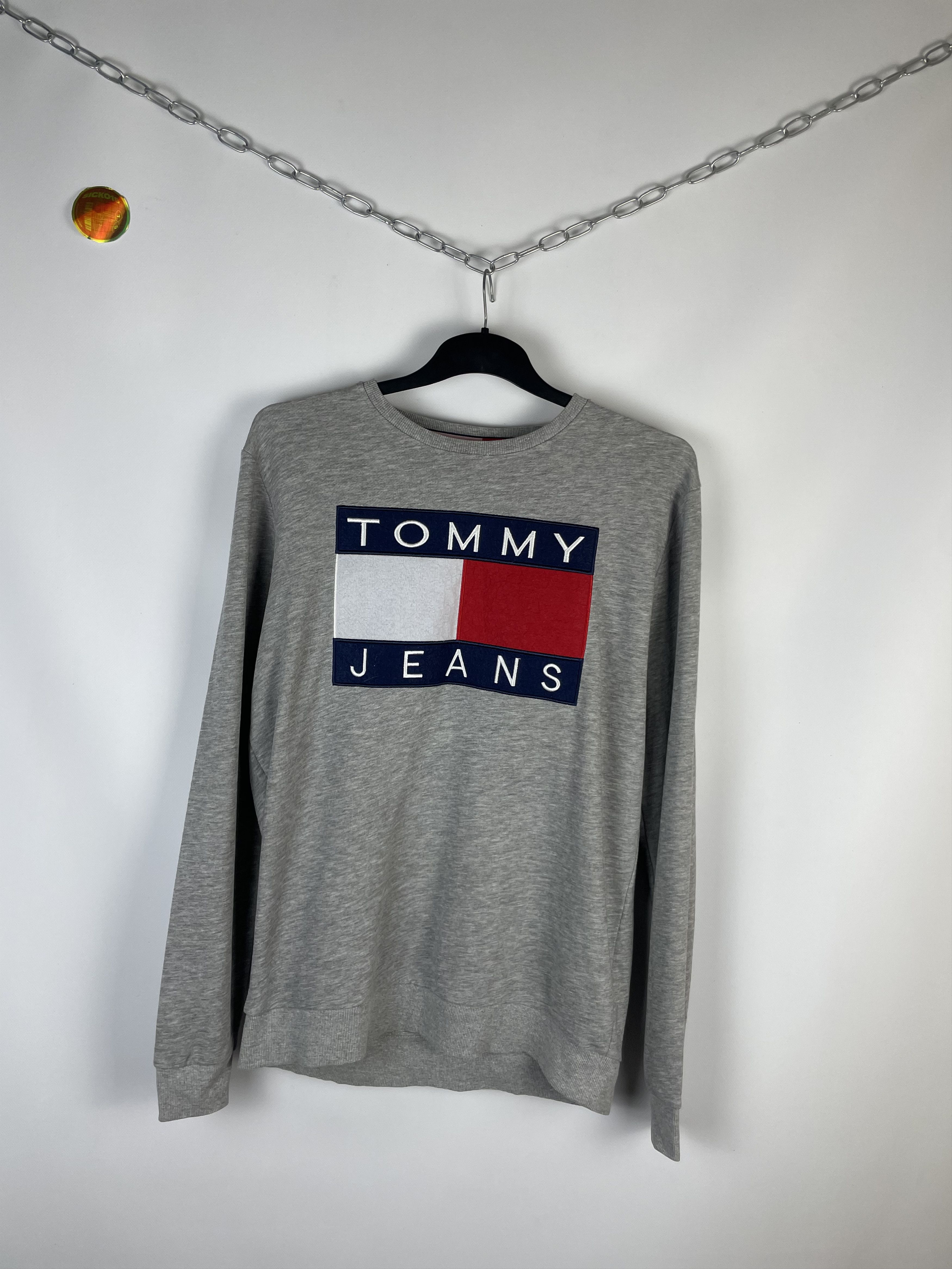 Tommy Hilfiger Big Logo Tommy Hilfiger Sweatshirt Size US XL / EU 56 / 4 - 2 Thumbnail