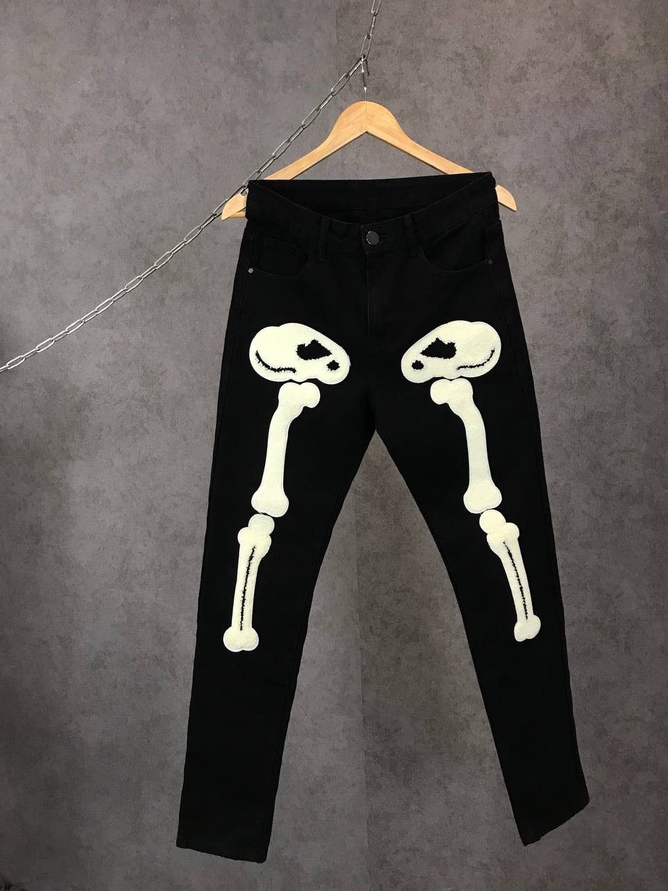 Other Skull crazy denim jeans Size US 29 - 1 Thumbnail