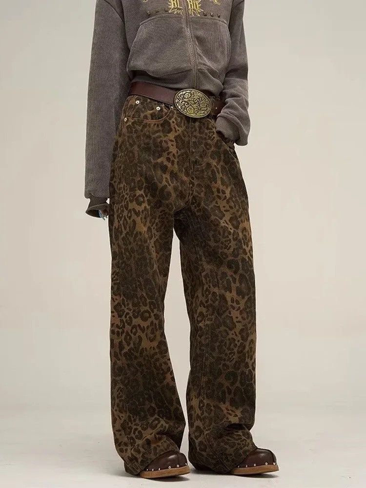 Japanese Brand Leopard Print Y2k Jean Size 27" / US 4 / IT 40 - 4 Thumbnail
