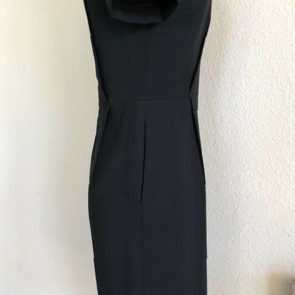 Vintage ARGENT Sheath Dress Pockets Black Career Work Size 0 Women Short Sleeve Size XS / US 0-2 / IT 36-38 - 7 Thumbnail